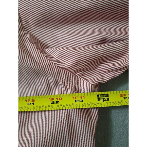 Brooks Brothers Regent 16.5 34  Non Iron All Cotton Candy Cane Stripe Red White - Picture 6 of 6